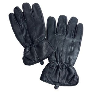 Paris Accessories Vintage Leather Gloves Fleece Lined Mens XL